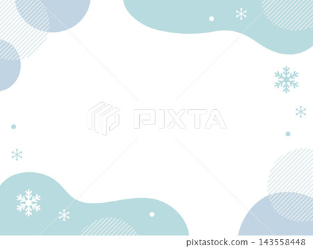 雪花冬日框架 雪花冬日框架 143558448