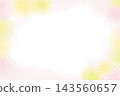 Springtime Japanese-style texture frame background material (horizontal) 143560657