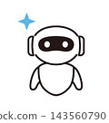 AI assistant robot icon 143560790