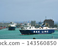 Cargo ship at Naha Port_20 143560850