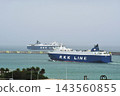 Cargo ship at Naha Port_25 143560855