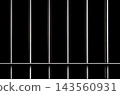 Abstract prison bars background with vertical steel for jail and confinement concepts 143560931