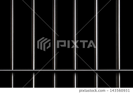 Abstract prison bars background with vertical steel for jail and confinement concepts Abstract prison bars background with vertical steel for jail and confinement concepts 143560931