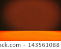 Deep Mahogany Wall and Burnt Orange Floor Textured Studio Background for Product Presentation in Autumn and Harvest Concept 143561088