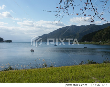 湖北風光，琵琶湖[滋賀縣長濱市] 143561653