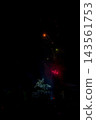 A large flower blooming in the night sky 143561753