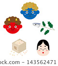 Setsubun icon illustration 143562471