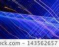 Violet blue light grid abstract tech background 143562657