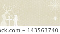 A light Japanese paper background depicting spiders and mummies. 143563740