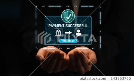 Secure Online Payment Successful Transaction Display Marrow Secure Online Payment Successful Transaction Display Marrow 143563790