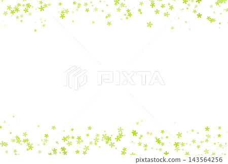 Yellow-green floral frame Yellow-green floral frame 143564256