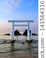 玄界國定公園、櫻井二見浦黃昏 143564310