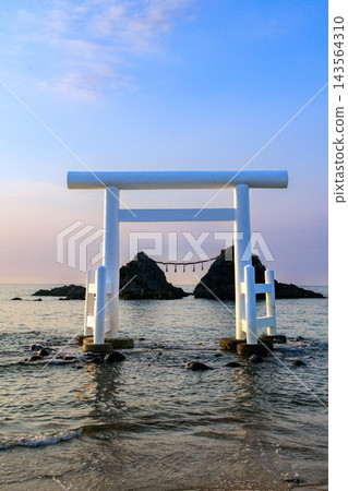 玄界國定公園、櫻井二見浦黃昏 143564310