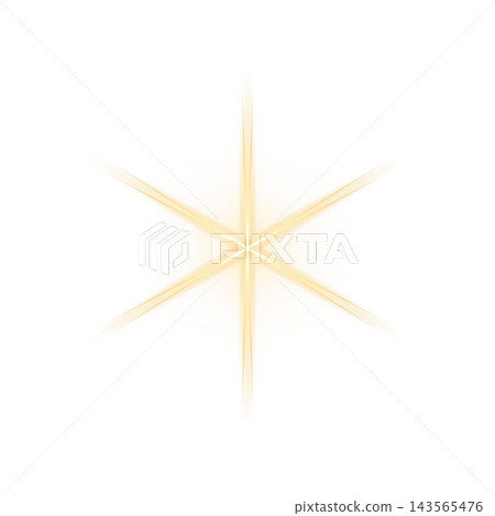 金色的光芒，伴隨放射狀的光束。 143565476
