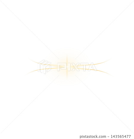 金色的光芒,交疊的纖細曲線 金色的光芒,交疊的纖細曲線 143565477