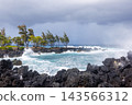 Rough ocean waves in Hawaii 143566312