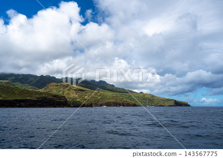 Tahuata Island landscape in Marquesas Islands, French Polynesia, Pacific Ocean Tahuata Island landscape in Marquesas Islands, French Polynesia, Pacific Ocean 143567775
