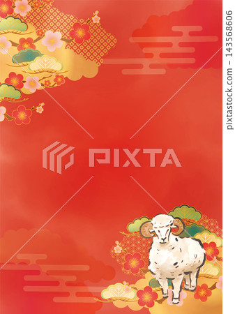 羊年新年背景資料 羊年新年背景資料 143568606