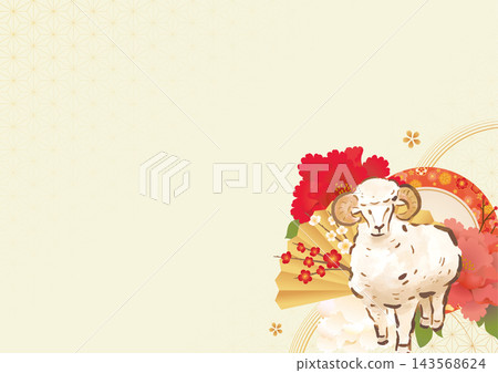 New Year's background material for the Year of the Sheep New Year's background material for the Year of the Sheep 143568624