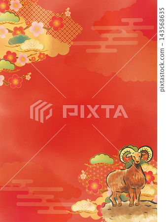 羊年新年背景資料 羊年新年背景資料 143568635