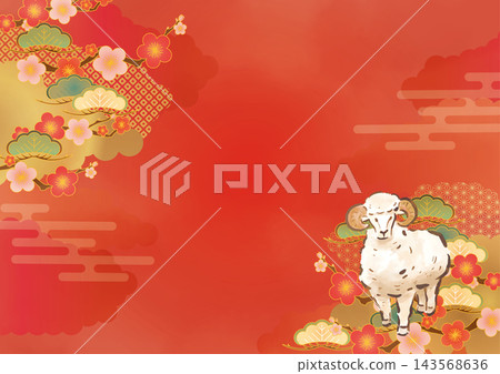 New Year's background material for the Year of the Sheep New Year's background material for the Year of the Sheep 143568636