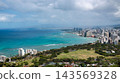 Waikiki skyline as seen from Diamond Head 143569328