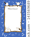 Long-tailed Tit Concert Frame (with text) 143569689