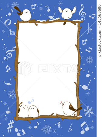 Long-tailed Tit Concert Frame Long-tailed Tit Concert Frame 143569690