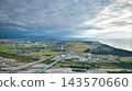 秋日的午後，在日本富山縣黑部川沖積扇上。 143570660