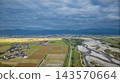 秋日的午後，在日本富山縣黑部川沖積扇上。 143570664