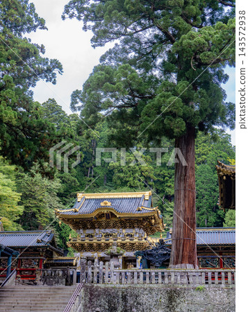 日光東照宮雄偉的陽明門 日光東照宮雄偉的陽明門 143572938