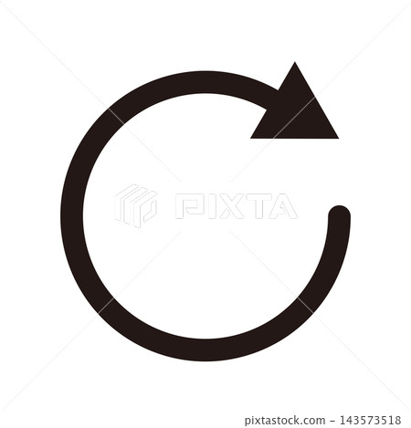 Rotating arrow icon Rotating arrow icon 143573518