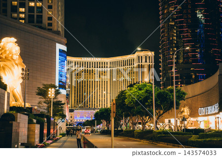 澳門夜景圖片 澳門夜景圖片 143574033