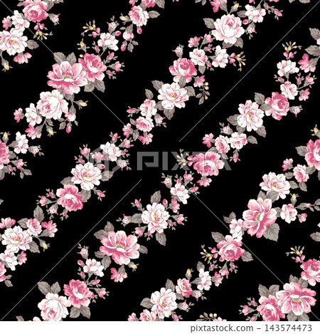A beautiful rose design suitable for textiles, A beautiful rose design suitable for textiles, 143574473