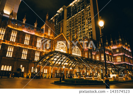 澳門夜景圖片 澳門夜景圖片 143574523
