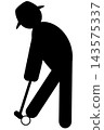 Gateball pictogram 143575337