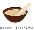 Mortar and pestle illustration 143575768