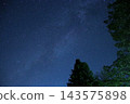 Autumn starry sky deep in the mountains *New moon night (Babajima *Kamiichi-machi, Nakaniikawa-gun, Toyama Prefecture, Photo taken in October) 143575898