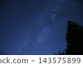 Autumn starry sky deep in the mountains *New moon night (Babajima *Kamiichi-machi, Nakaniikawa-gun, Toyama Prefecture, Photo taken in October) 143575899