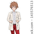 Men wearing coats 143576513