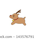 Christmas, reindeer, bell, winter, red nose 143576791