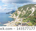 Near Madoiwa Rock, the coastline has changed due to uplift. 143577177