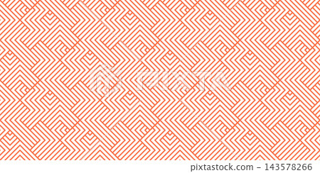 Abstract geometric pattern. A seamless vector background. White and pink ornament. Graphic modern pattern. Simple lattice graphic design Abstract geometric pattern. A seamless vector background. White and pink ornament. Graphic modern pattern. Simple lattice graphic design 143578266