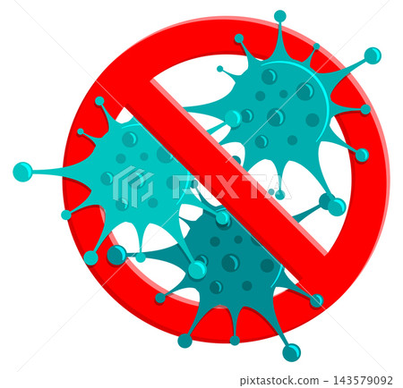 Stop 2019-nCoV Coronavirus Sign Stop 2019-nCoV Coronavirus Sign 143579092