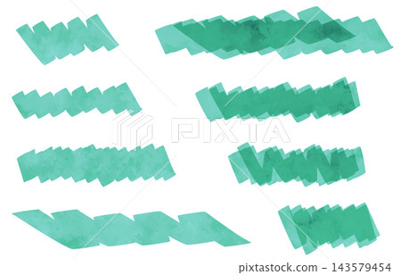 Watercolor-style accent decoration set Watercolor-style accent decoration set 143579454