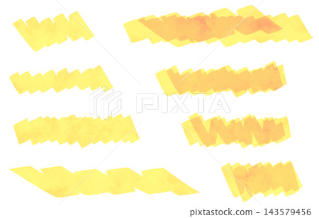 Watercolor-style accent decoration set Watercolor-style accent decoration set 143579456