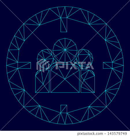 People in target or target audience low poly triangulation triangulated polygonal electric cyan blue vibrant aqua neon color vector illustration image outline contour line People in target or target audience low poly triangulation triangulated polygonal electric cyan blue vibrant aqua neon color vector illustration image outline contour line 143579749