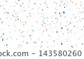 Colorful small confetti, transparent PNG, 4K still image, celebration, victory. 143580260