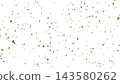 Small golden confetti, transparent PNG, 4K still image, celebration, victory. 143580262