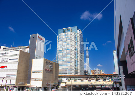 錦糸町站前的城市景觀 錦糸町站前的城市景觀 143581207